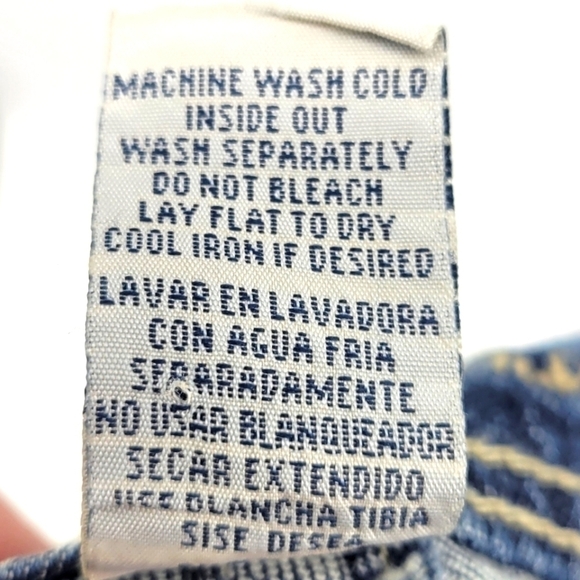 Wet Seal Blue Jeans Strait Leg Size 3 - Picture 7 of 8